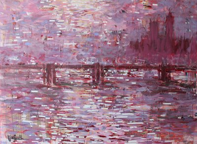 Pink City Reflections by Wayne Sleeth