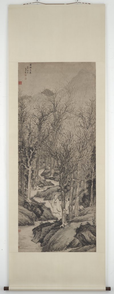 Lofty Scholars in a Wintry Forest by Wen Zhengming