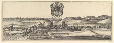 Ansbach and Coburg, View a of two views a&b by Wenceslaus Hollar