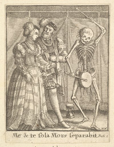 Bridal Pair, from the Dance of Death by Wenceslaus Hollar