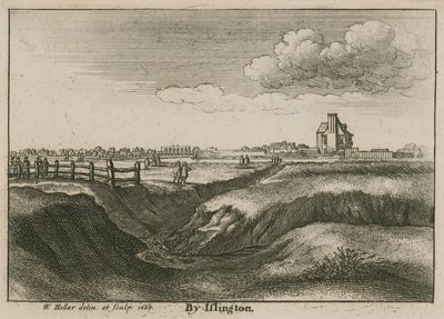 By Islington, the New River Head by Wenceslaus Hollar