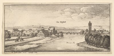 Cannstadt by Wenceslaus Hollar