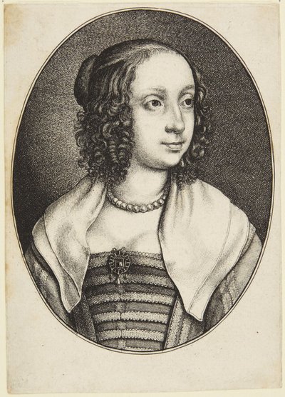 Catherine Howard by Wenceslaus Hollar