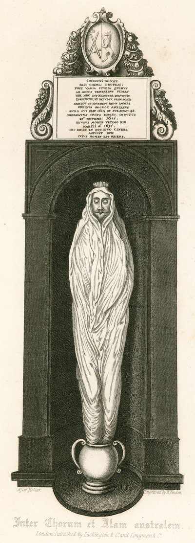 Dr. John Donne by Wenceslaus Hollar