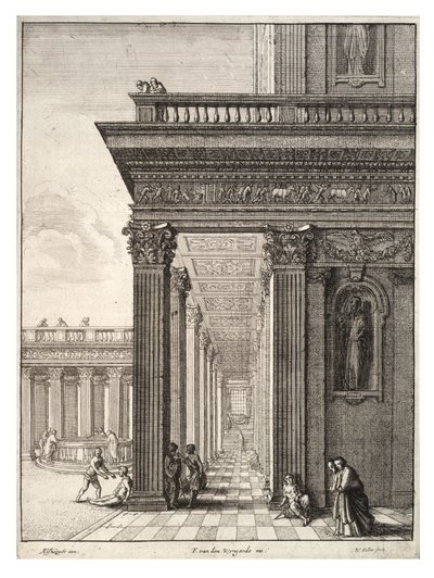 Healing of the Cripples by Wenceslaus Hollar