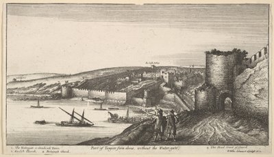 Part of Tangier from Above, Without the Water-Gate by Wenceslaus Hollar