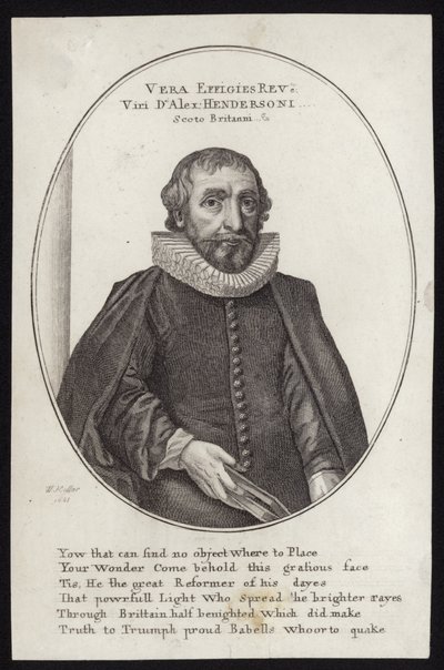 Reverend Alexander Henderson by Wenceslaus Hollar
