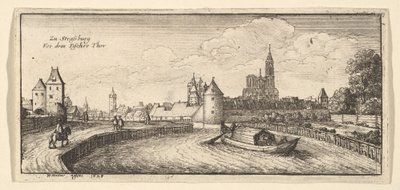 Strasbourg, from "German Views" by Wenceslaus Hollar