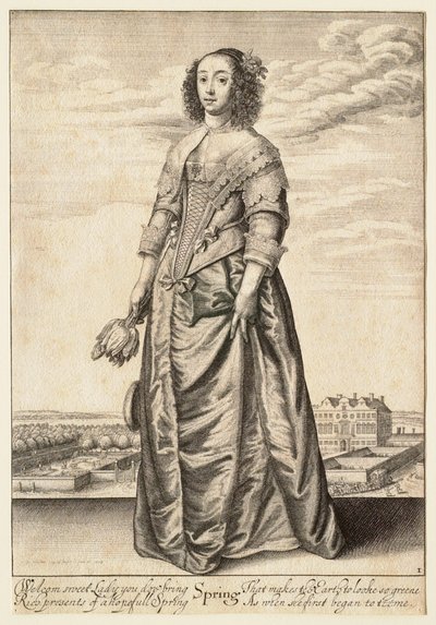 The Four Seasons: Spring by Wenceslaus Hollar