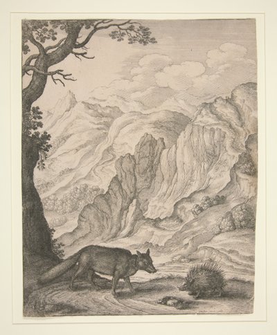 The Fox and the Porcupine, from the book Aesopic