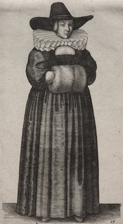 The Several Habits of English Women, from the Nobility to the Country Women, 1640 by Wenceslaus Hollar