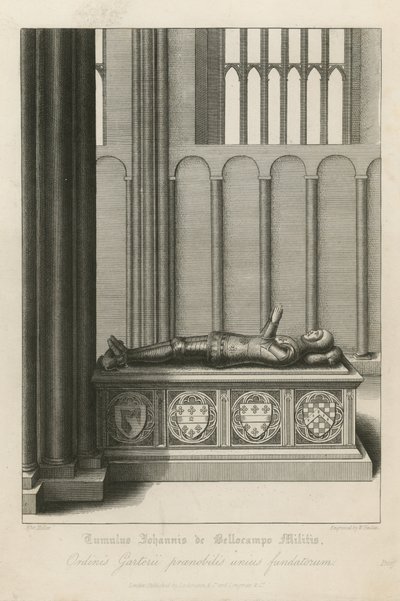 Tomb of John Beauchamp by Wenceslaus Hollar
