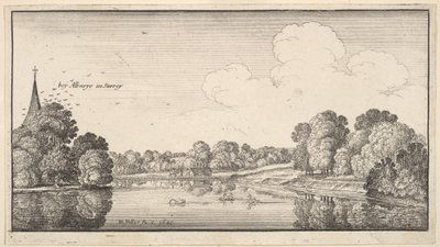 View Near Albury by Wenceslaus Hollar