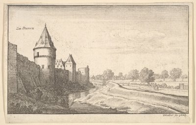To Düren, from "European Views" by Wenceslaus Hollar