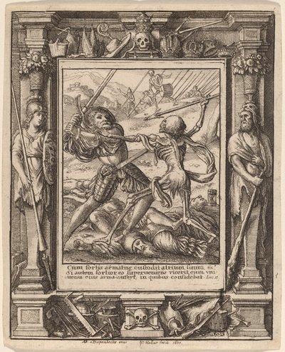 Knight by Wenceslaus Hollar after Hans Holbein the Younger after Abraham van Diepenbeeck