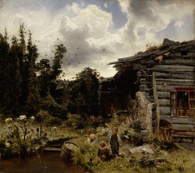 Finnish Hop Garden by Werner Holmberg