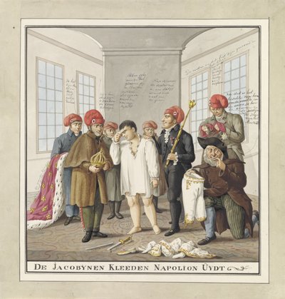 Napoleon Stripped by the Jacobins, 1815 by Wijnand Esser