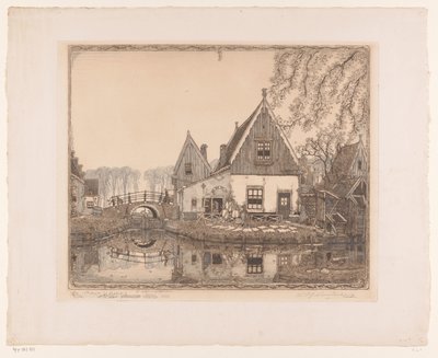 The Charming Little Lock by Wijnand Otto Jan Nieuwenkamp (signed by artist)