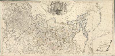 Map of the Russian Empire Divided Into Forty-One Governments, 1796 by Wilbrecht