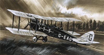 A De Havilland DH98 of Aircraft Transport & Travel Ltd. by Wilf (20th century) Hardy