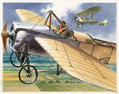 Bleriot XI Monoplane by Wilf (20th century) Hardy