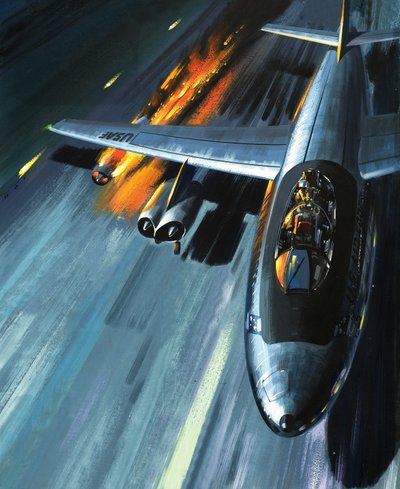 Nightmare in a Blazing Bomber, illustration from 