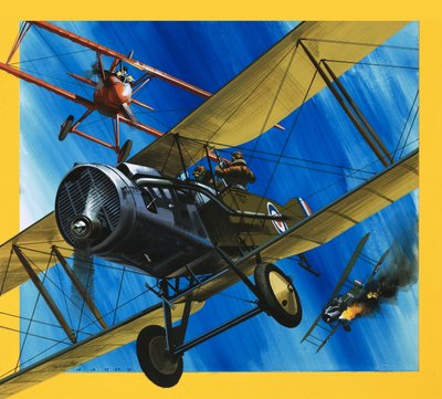 Planes from the Past: The Bristol F2B Fighter by Wilf (20th century) Hardy