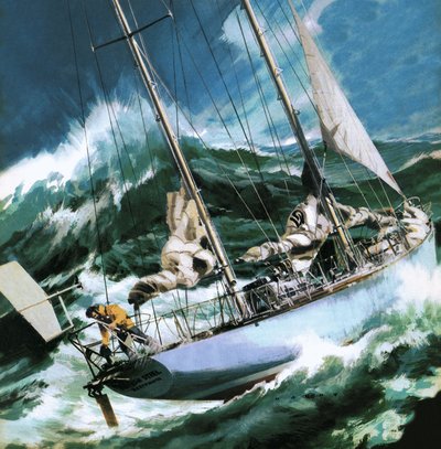 Sailing Round the World -- The Wrong Way by Wilf (20th century) Hardy