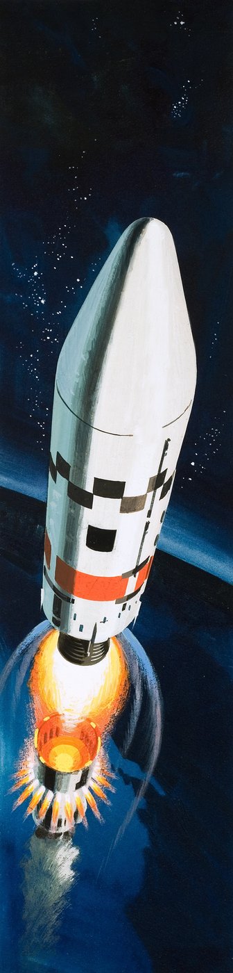 Space Rocket by Wilf (20th century) Hardy