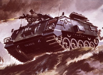 Tank by Wilf (20th century) Hardy