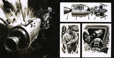 The Apollo 13 Mission by Wilf (20th century) Hardy