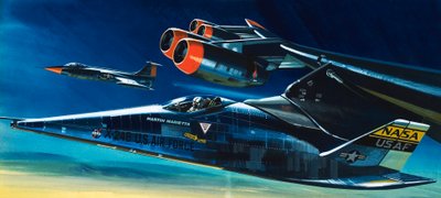 The Martin Marietta X-24B shuttle by Wilf (20th century) Hardy