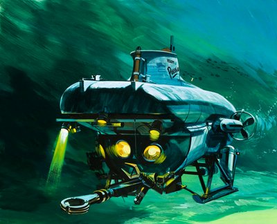 The Vickers Mini-Sub by Wilf (20th century) Hardy