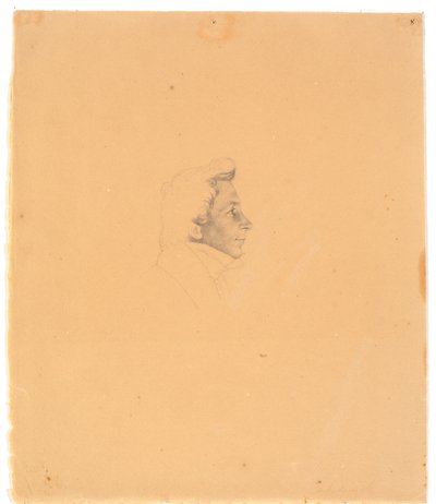 Portrait of Bernhard Stange by Wilhelm Bendz