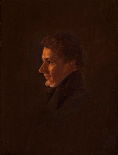 Portrait of Christian Morgenstern by Wilhelm Bendz