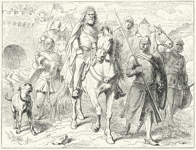 Henry the Lion, Duke of Saxony, before Bardowiek by Wilhelm Camphausen