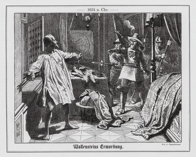 Murder of Albrecht von Wallenstein by Wilhelm Camphausen