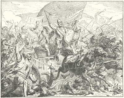The Czech general and Hussite leader Jan Zizka in battle by Wilhelm Camphausen