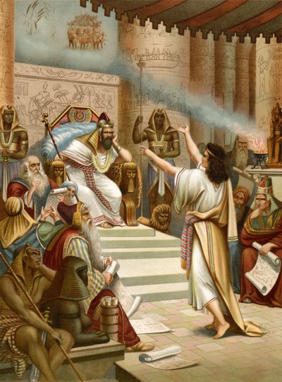 Joseph interpreting the dreams of the Pharaoh by Wilhelm Ebbinghaus