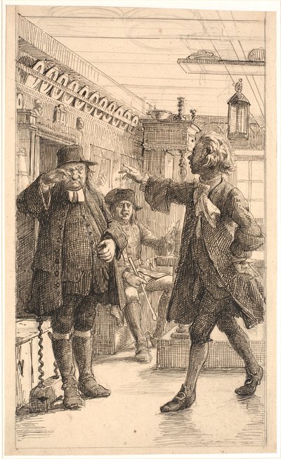 Erasmus Montanus Proves That Per Degn is a Rooster by Wilhelm Marstrand