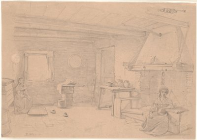 Italian Peasant House by Wilhelm Marstrand