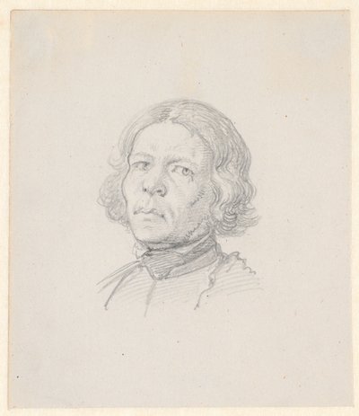 Portrait Head, Swedish Farmer by Wilhelm Marstrand