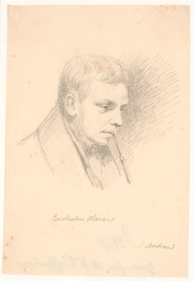 Portrait of Constantin Hansen by Wilhelm Marstrand