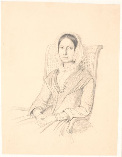 Portrait of Sophie Frederikke Raffenberg, Seated in an Armchair by Wilhelm Marstrand