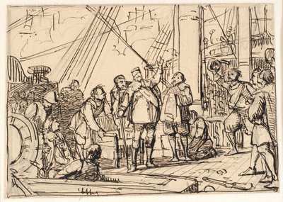 Draft for the Painting in Christian IV