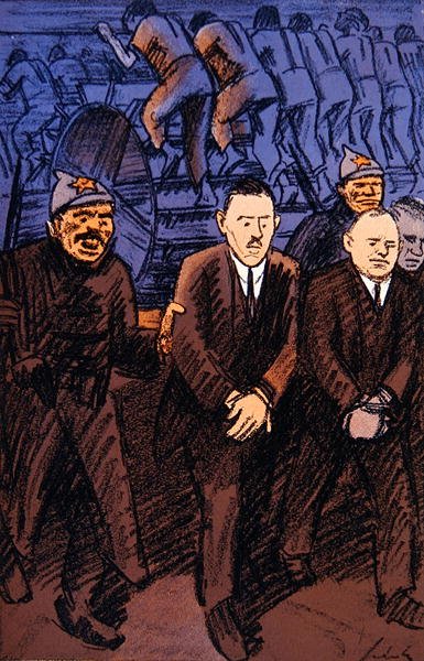 Caricature of German Engineers in Russia, from 