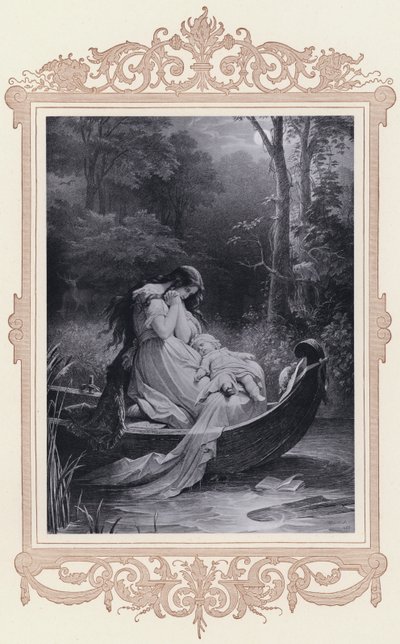 Ottilie, Elective Affinities by Wilhelm von (after) Kaulbach