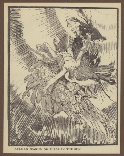 German Icarus, or Place in the Sun by Will Dyson