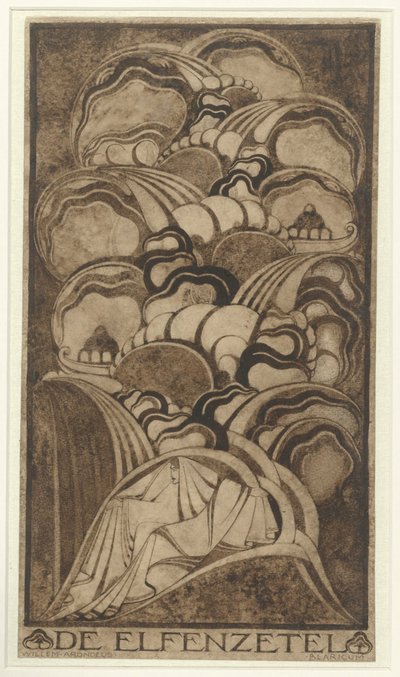 The Elf Seat (original title on object) by Willem Arondéus (signed by artist)