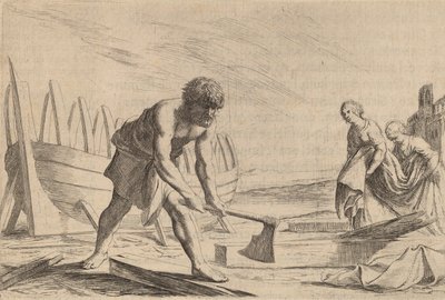 Ulysses on the Island of the Goddess Calypso by Willem Basse